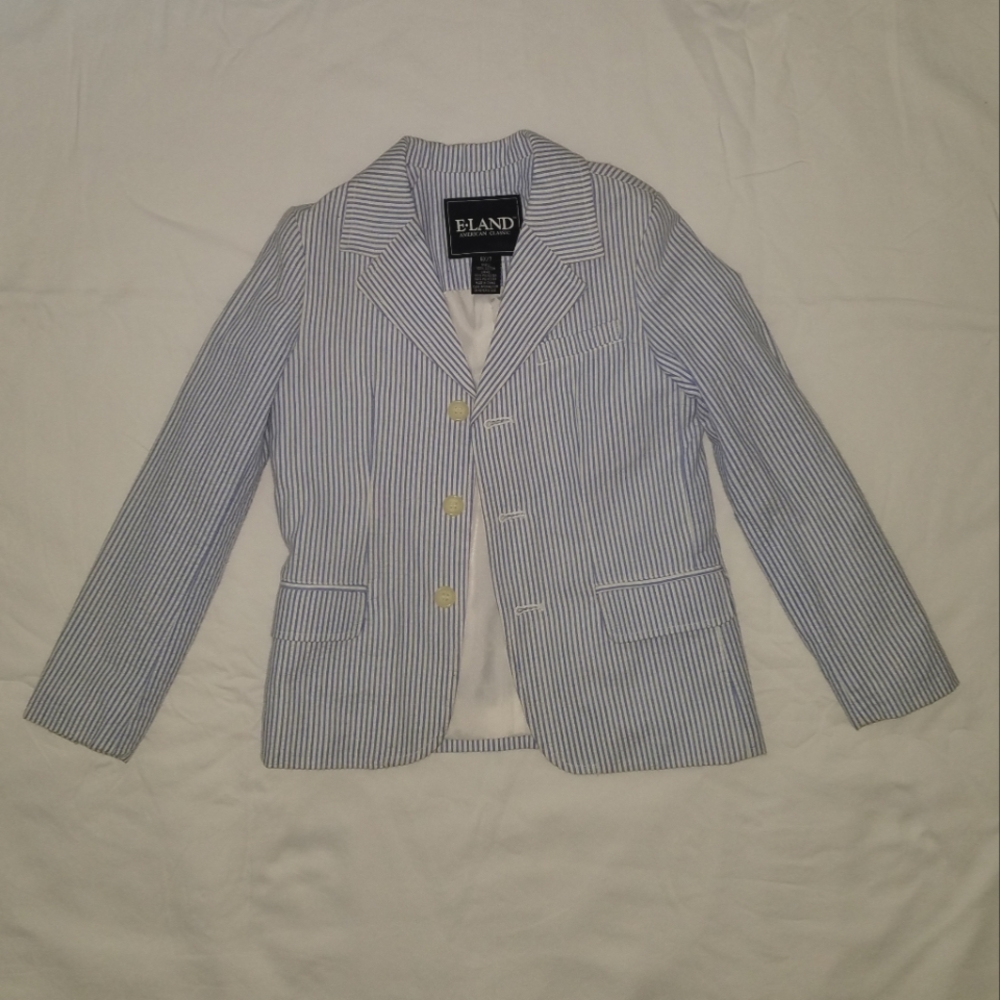 E-land Boys Seersucker Sportcoat